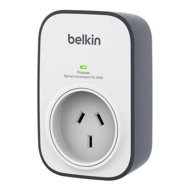 Belkin SurgeCube 1 Outlet Surge Protector Universally Compatible - Grey